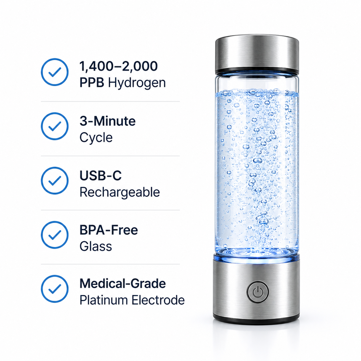 Hydrogen Water Bottle